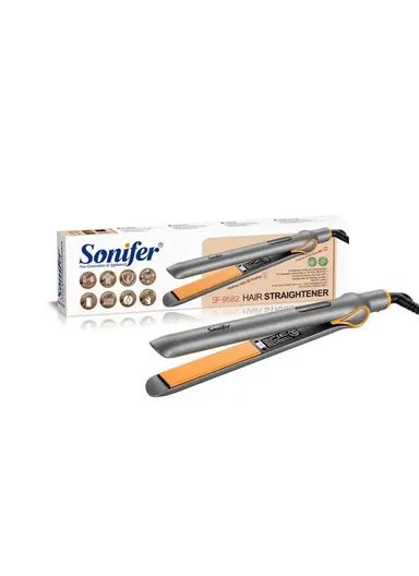 50W Ceramic Hair Straightener With Adjustable Temperature &amp; LED Display SF-9582