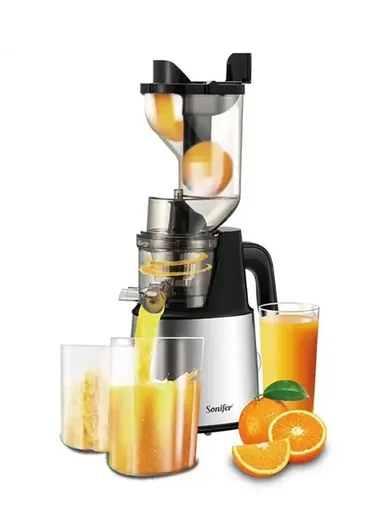 150W Slow Juicer With Efficient Extraction, Slag Juice Separation &amp; Vertical Spiral Technology SF-5538