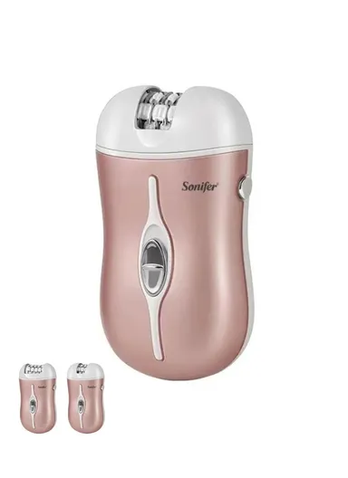 3W 400mAh 2-IN-1 Multifunction Lady Epilator With Two Heads &amp; Two Speeds SF-9567 