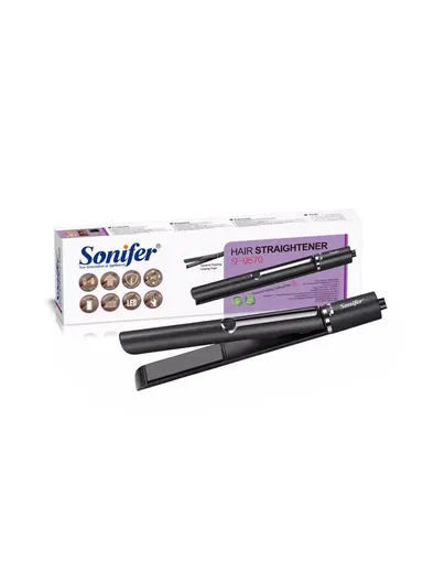 55W Hair Straightener With Maximum Heating Temperature 230°C &amp; LED Screen Display SF-9570