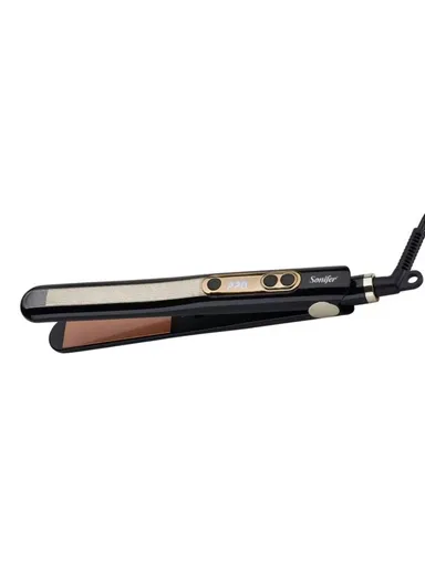 35W Hair Straightener With Maximum Heating Temperature 220°C &amp; LED Display SF-9576