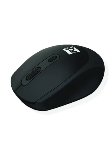 Wireless Optical Mouse 2.4GHz For Desktop Computer PC Laptop 4 Bottoms CMO712 (L18 x W12 x H5)cm - Black