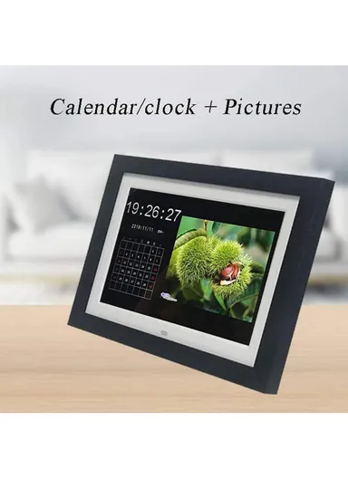 10.1'' Digital Photo Frame With Remote Clock Calendar DP1016 D224 - Black
