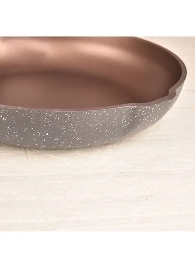 7Pcs 24/28CM Casseroles + 28CM Frypan + 16CM Saucepan Non-Stick Coating Cookware Set CA004-S02 - Black