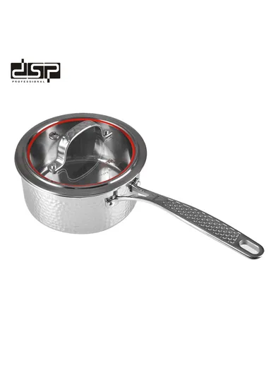 5Pcs 24CM Casserole + 16CM Saucepan + 24CM Frypan Stainless Steel Cookware Set CA004-S01