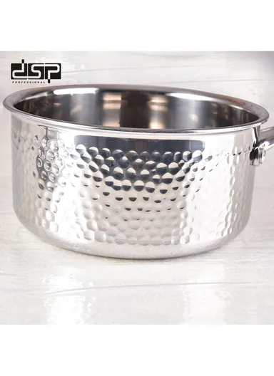 5Pcs 24CM Casserole + 16CM Saucepan + 24CM Frypan Stainless Steel Cookware Set CA004-S01