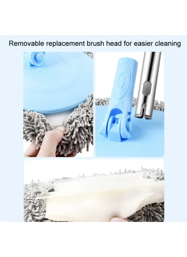 Telescopic Car Wash Brush Long Handle Wash Mop Chenille Car Cleaning Tool (L27 x W21)cm