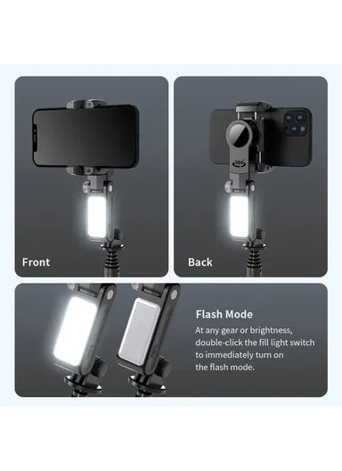 400mAh Single-Axis Gimbal Selfie Stick Tripod Stand Panoramic Follow Shot Anti-Shake Handheld Gimbal Stabilizer Q18