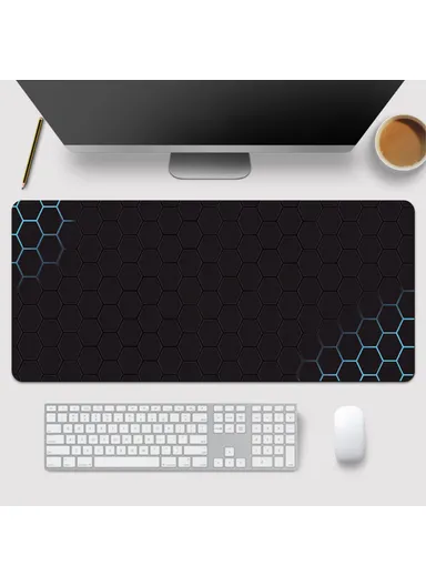 Large Mouse Pad Honeycomb Pattern E-sport Gaming Desktop Mat (W120 x D50 x T0.3)cm - Style 23