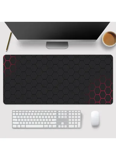Large Mouse Pad Honeycomb Pattern E-sport Gaming Desktop Mat (W120 x D50 x T0.3)cm - Style 24