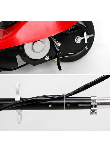 100-240V 15km / h Shock-absorbing Folding Electric Scooter With Anti-explosion Rubber Tire - EU Plug