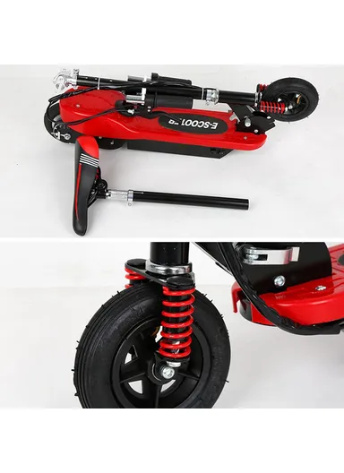 100-240V 15km / h Shock-absorbing Folding Electric Scooter With Anti-explosion Rubber Tire - EU Plug