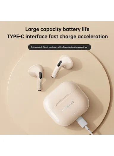 230mAh 1 Pair Low Delay Headset Bluetooth Wireless Earphone - Black