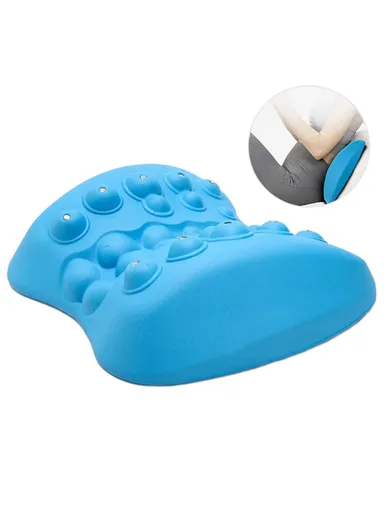 Lumbar Spine Magnetic Therapy Traction Corrector EVA Pain Relief Waist Muscle Massager (W26.5 x D8.5 x H22)cm