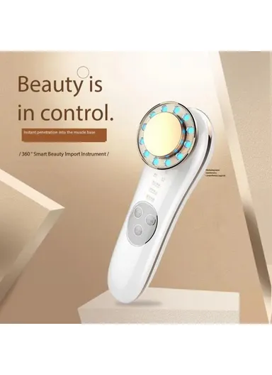 500mAh 2.5W Home Essence Face Beauty Device Mask Facial Massager Cleanser ES-1022