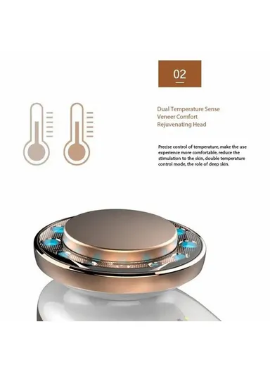 500mAh 2.5W Home Essence Face Beauty Device Mask Facial Massager Cleanser ES-1022