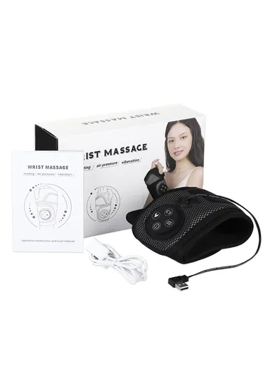 1.2m 8WSmart Wrist Brace Wrist Massager Relaxation Treatments Hand Compression Air Massager Hot Compress Wrist Heating Brace Massager KY-1042