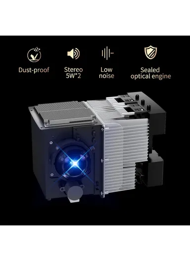 1080P FHD 4K Projector Android 9.0 BT5.0 1G+8G 300 ANSI Home Theater Auto Focus Video Projector V5- EU Plug