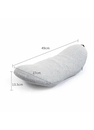 Car Seat Waist Cushion Memory Foam Sleep Waist Protection Cushion (W49 x D27 x H13.5)cm - Pink