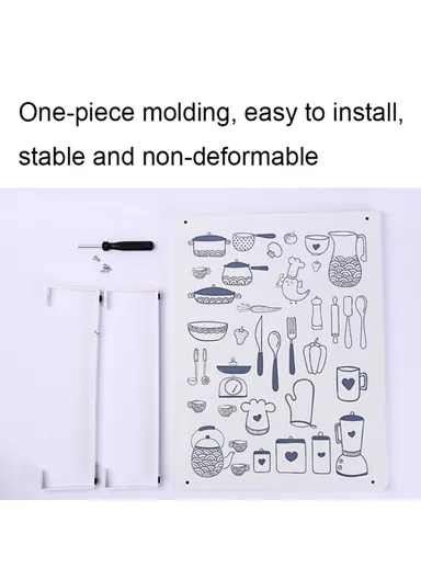 Multifunction Kitchen Desktop Microwave Stand Induction Cooker Iron Bracket - White