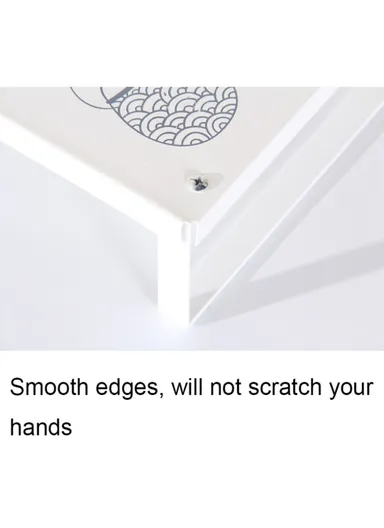 Multifunction Kitchen Desktop Microwave Stand Induction Cooker Iron Bracket - White