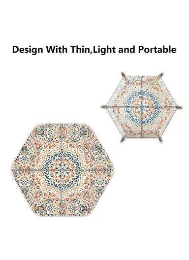 8" PU Leather Sundries Organizer Tray Metal Buttons Design Desktop Storage Tray - Bohemian Orange