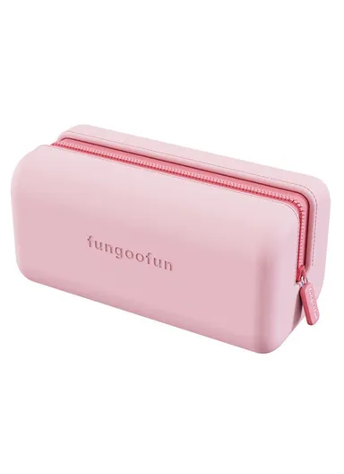 Rectangle Shape Digital Accessories Storage Case Mouse Power Bank Cable Charger EVA Carrying Bag - Pink