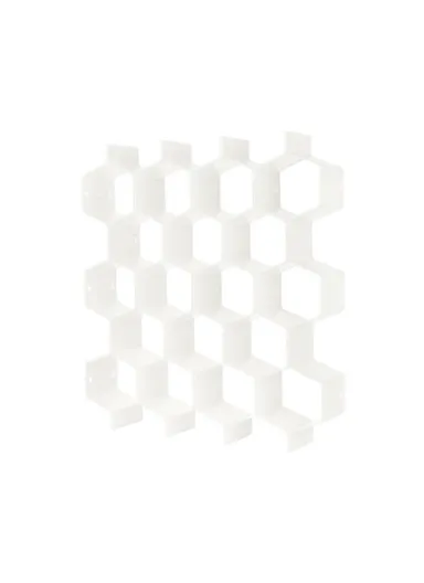 Adjustable Drawer Honeycomb Clapboard Partition Divider Box Separator DIY Organizer Sorting Panties Socks Storage Case - White
