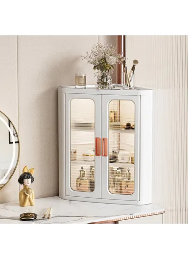 1-Layer ABS+PP+PET Storage Drawer Home Corner Organizer Cabinet 8829 (W47 x D30 x H56)cm - White