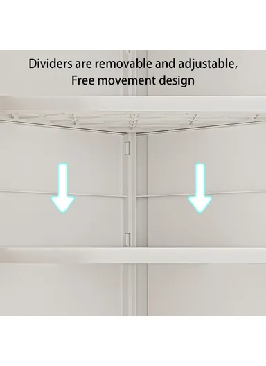 1-Layer ABS+PP+PET Storage Drawer Home Corner Organizer Cabinet 8829 (W47 x D30 x H56)cm - Tan