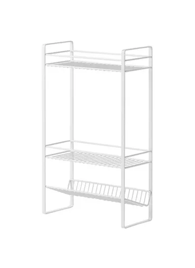 3 Tier Multi-Use Storage Rack Metal Storage Shelving Units Multipurpose (W30.6 x D13 x H50)cm