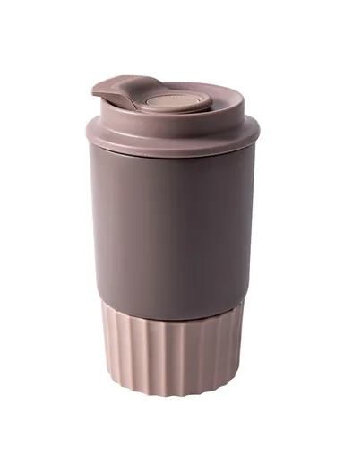 360ml Thermal Insulated Stainless Steel Coffee Mug for Hot Cold Drinks (BPA Free, No FDA) - Grey