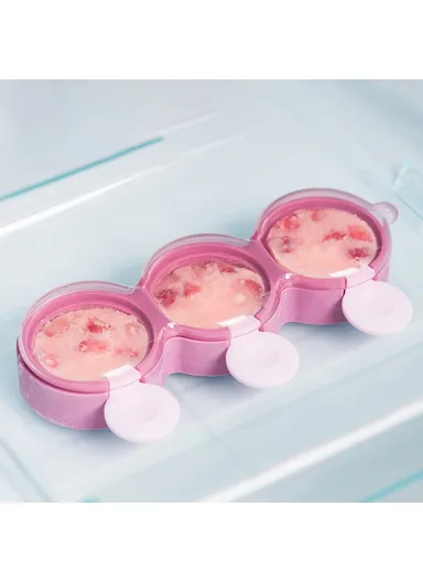 DIY Silicone Doughnut Ice Cream Mold Dessert Freezer Fruit Juice Milk Pop Ice Cube Mold with Sticks - Green