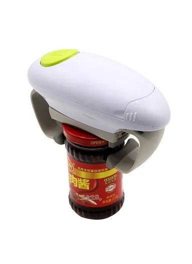 Double-ear Electric Can Kitchen Glass Special Automatic Bottle Opener - Green