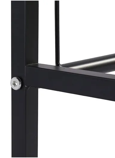 2-Tiers Carbon Steel Microwave Stand, Expandable Rack Storage Countertop (L66 x W32 x H82.5)cm - White