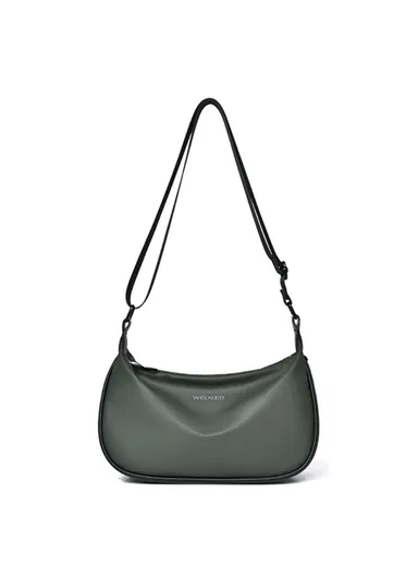 Men Crossbody Bag Oxford Cloth Single Shoulder Bag D289 Size L  - Green