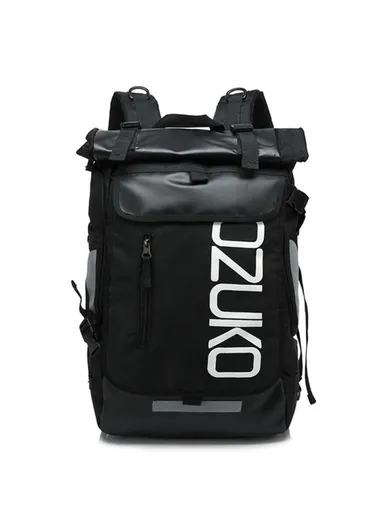 Casual Travel Oxford Cloth Backpack Men Dual Shoulder Laptop Bag 8020 - Black