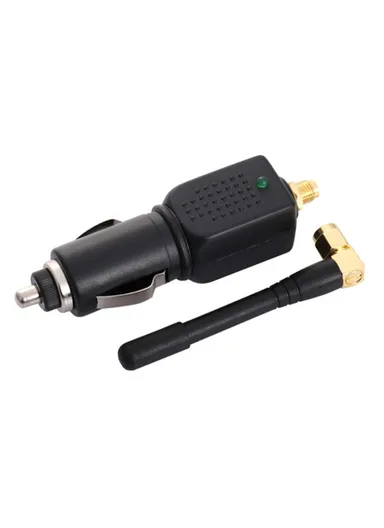 12V Car GPS Locator Jammer with Antenna, Cigarette Lighter Powered (L7.3 x W2)cm
