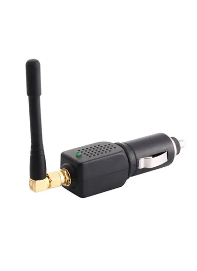 12V Car GPS Locator Jammer with Antenna, Cigarette Lighter Powered (L7.3 x W2)cm