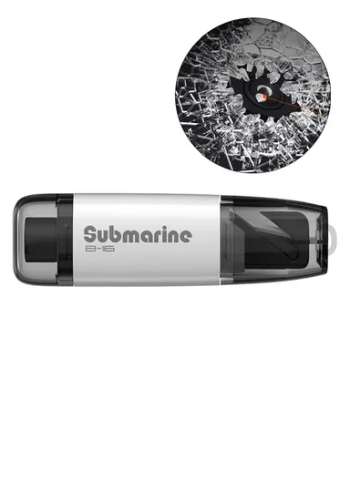 Car Emergency Window Breaker Safety Hammer Seat Belt Cutter Escape Tool CS-B16 - White