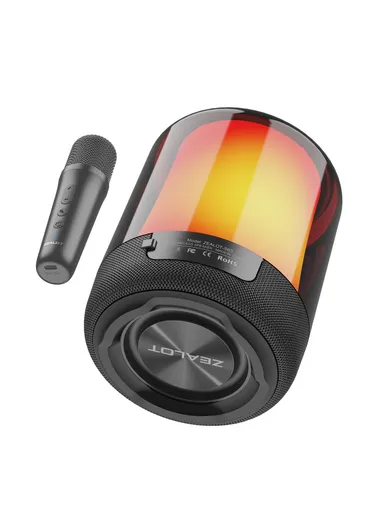 3600mAh 20W RGB Light Bluetooth 5.2 Wireless Speaker With 2 Microphones S66M