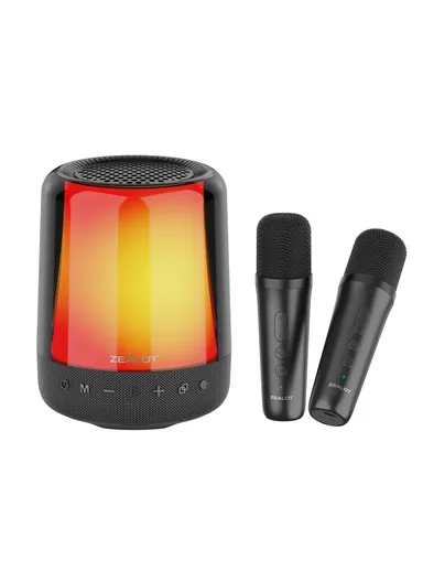 3600mAh 20W RGB Light Bluetooth 5.2 Wireless Speaker With 2 Microphones S66M