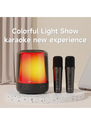 3600mAh 20W RGB Light Bluetooth 5.2 Wireless Speaker With 2 Microphones S66M