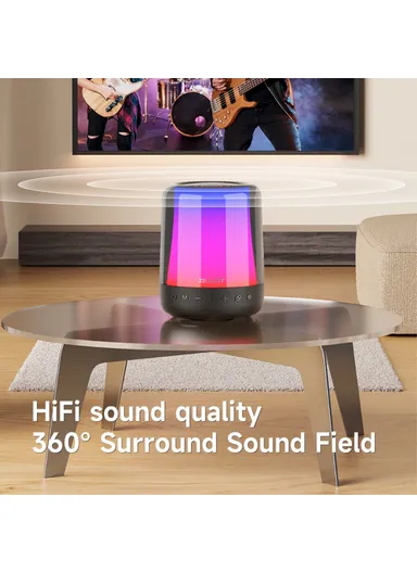 3600mAh 20W RGB Light Bluetooth 5.2 Wireless Speaker With 2 Microphones S66M
