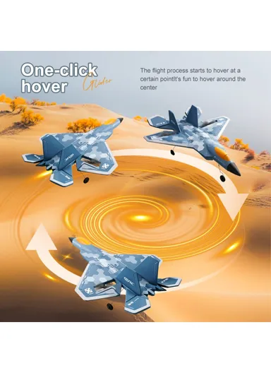 2x1000mAh 3-Channel EPP Foam Glider Drone Lightweight RC Aircraft &amp; Dual Batteries G7