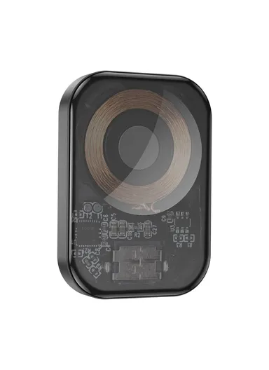 PC Wireless Induction Charger For iWatch BQ25 (L2.7 x W4.2 x H8)cm - Black