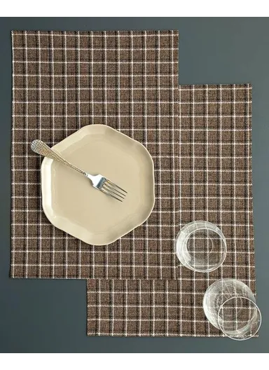 Claudia 2 Pcs American Serving 30x45 cm Brown