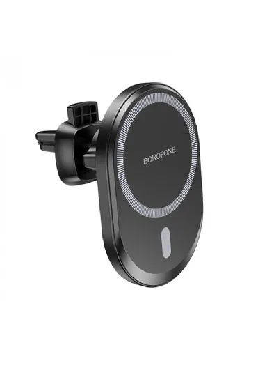 PC &amp; ABS Magnetic In-Car Phone Holder For Air Outlet &amp; iPhone 12 /13 BH71 (L6.3 x W7.9 x H9.1)cm - Black