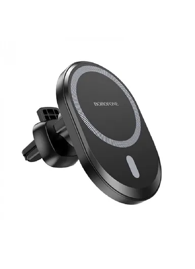 PC &amp; ABS Magnetic In-Car Phone Holder For Air Outlet &amp; iPhone 12 /13 BH71 (L6.3 x W7.9 x H9.1)cm - Black