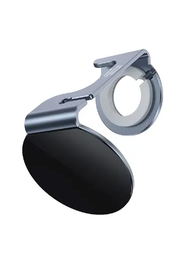 Aluminum Alloy &amp; Silicone Charging Holder For iWatch HD7 (L7 x W6.6 x H8.7)cm - Grey